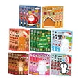 thumbnail image 3 of 24 hojas de pegatinas navideñas para niños, pegatinas navideñas para hacer caras, recuerdos de fiesta para niños pequeños, para manualidades y juegos, 3 of 8