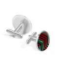 thumbnail image 3 of Pakistan Formal Attire Stainless Steel Cufflink Set for Men - Ideal for Suits and Dress Shirts, 3 of 6