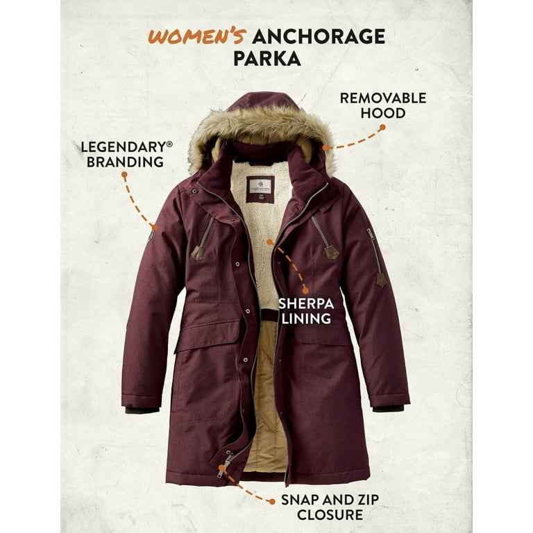 Legendary Whitetails Women s Anchorage Parka Walmart