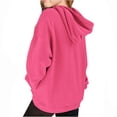 thumbnail image 6 of Enjoytime Hoodies for Girls Solid Color Long Sleeve Pullover Sweatshirts Fall Winter Warm Casual Kids Clothes, 6 of 8