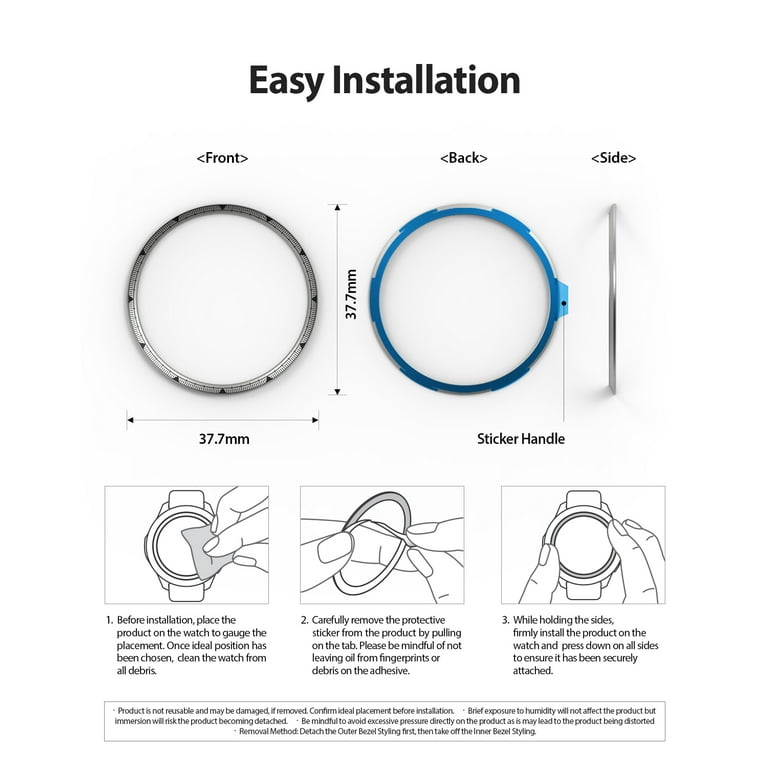 Samsung gear s3 cleaning bezel sale
