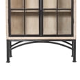 thumbnail image 4 of Veria China Cabinet, 2 Glass Door Arch Frame, Whitewash Wood, 83 Inch, 4 of 6