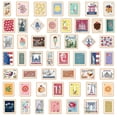thumbnail image 3 of Vintage Literary Stamps Stickers, Set of 50, Waterproof and UV Resistant, Great for All Your Gadgets, 3 of 5