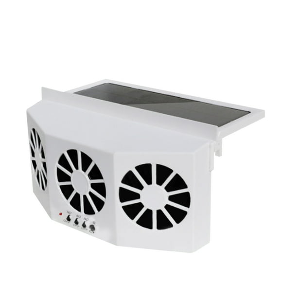 Riwesomey Ventilador de escape solar para automóvil Desodorización Ahorro de energía Promoción de la circulación de aire Eficiente ventilador de Type2 Riwesomey VI000652-01B