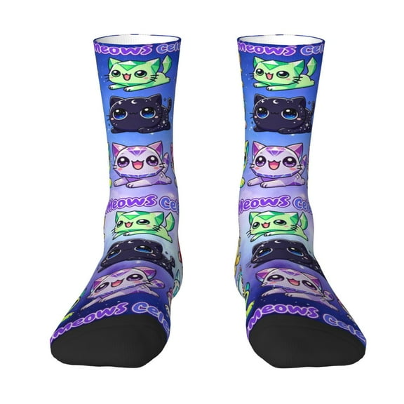 Aphmau Novelty Crew Socks Casual Socks Mid Calf Socks For Women Men