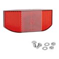 thumbnail image 3 of Kit de reflector trasero delantero para bicicleta, soporte de aluminio para Reflector de luz de bicicleta en forma de L, 3 of 9