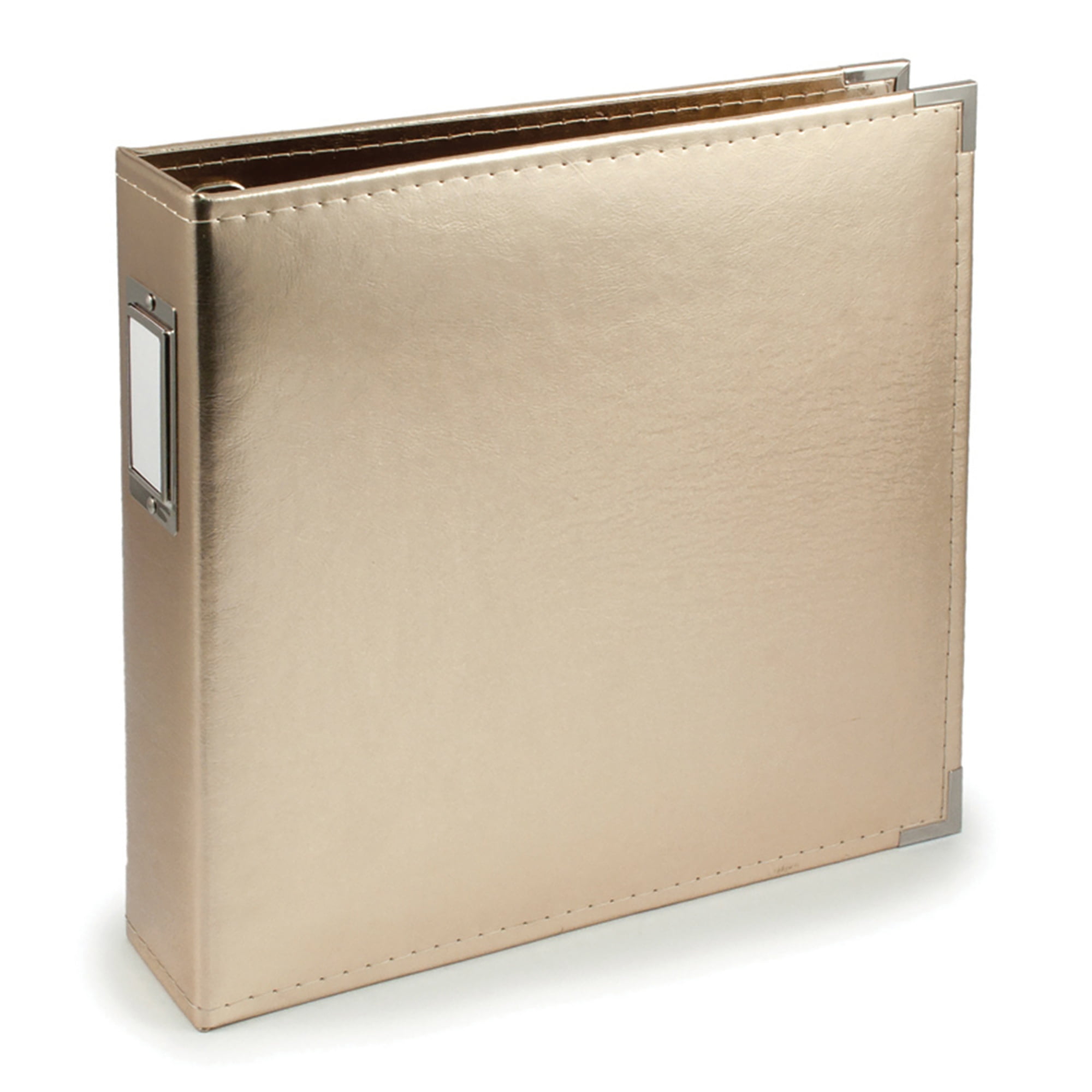 Scrapbook Leather Gold 12X12