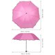 thumbnail image 2 of Milisten Sombrilla Plegable Rosa Con Protección Uv Y Floral Para Lluvia Y Sol, 2 of 8