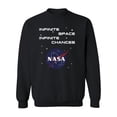 thumbnail image 2 of NASA Infinite Space Nasa Design Sweatshirt Men -NASA Designs, Male x-Large, 2 of 4