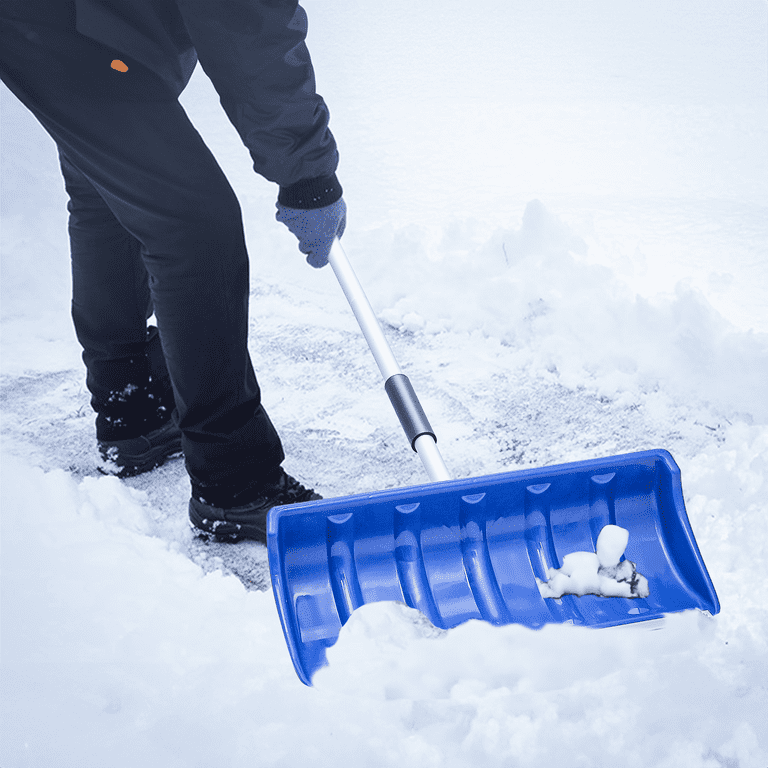 ORIENTOOLS Snow Shovel With D-Grip, PVC Handle And PP
