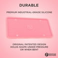 thumbnail image 4 of RightCar Silicone License Plate Frames | The Original Premium Grade Silicone Car Plate Frame | Rust Proof, Rattle Proof, Weather Proof | License plate frame | License Plate Holder (Pink), 4 of 8