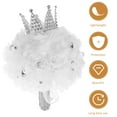 thumbnail image 3 of HONMEET Portable White Bridal Wedding Bouquet Made with Safe Materials and Lifelike Look, 3 of 6