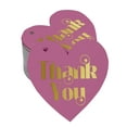 thumbnail image 1 of Inkdotpot Pack Of 100 Real Gold Foil Paper Tags Thank You Bridal Shower-Baby Shower-Retirement-Wedding-Birthday Favor Hang Tags, 1 of 8
