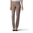 thumbnail image 3 of Lee Women's Secretly Shapes Regular Fit Straight Leg Pant, Boulder Gray, 18, 3 of 5