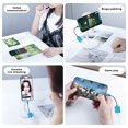 thumbnail image 3 of Headphone Adapter Compatible for iPhone, 2 Pack Lighting to 3.5mm Headphone Jack Adapter, 2 in 1 Aux Audio Cord+ Charger Splitter Aapter Dongle for iPhone 14/13/12/11, Blue, 3 of 7