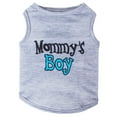 thumbnail image 2 of CHBORLESS Medium Dog T-Shirt Summer Pet Shirt Puppy Clothes I Love My Mommy/Daddy (Gray), 2 of 6