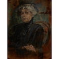 thumbnail image 2 of Olga Boznanska 12x14 Gold Ornate Wood Frame and Double Matted Museum Art Print Titled - Portrait of Berta Dylion (1917), 2 of 4