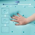 thumbnail image 3 of BEDLORE Memory Foam Mattress Topper Queen, 2" Gel Memory Foam plus 2" Fluffy Pillow Top Pad for Back Pain, Breathable and Supportive, 3 of 10