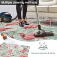 thumbnail image 5 of Red Flamingo Outdoor Rug for Patio/Deck/Porch, Non-Slip Large Area Rug 5 x 8 Ft, Summer Tropical Plants Leaves Botanical Green Indoor Outdoor Rugs Washable Area Rugs, Camping Rug Carpet Runner, 5 of 8