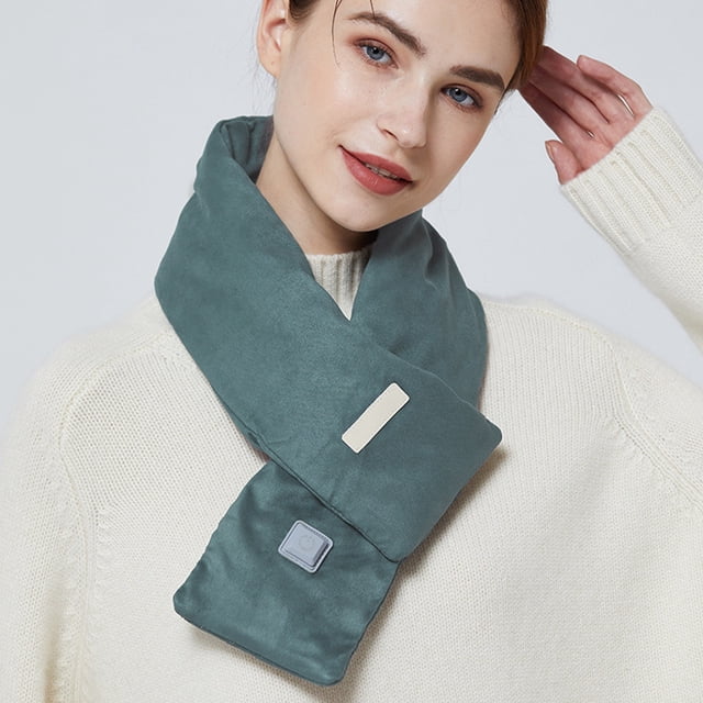 Mikilon USB Smart Charging Neck And Shoulder Winter Cold Protection And Warm Heating Men And Women Scarf