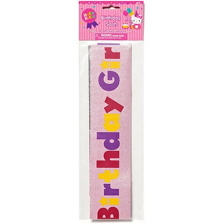 Hello Kitty Birthday  Girl Sash Party  Supplies  Walmart  com