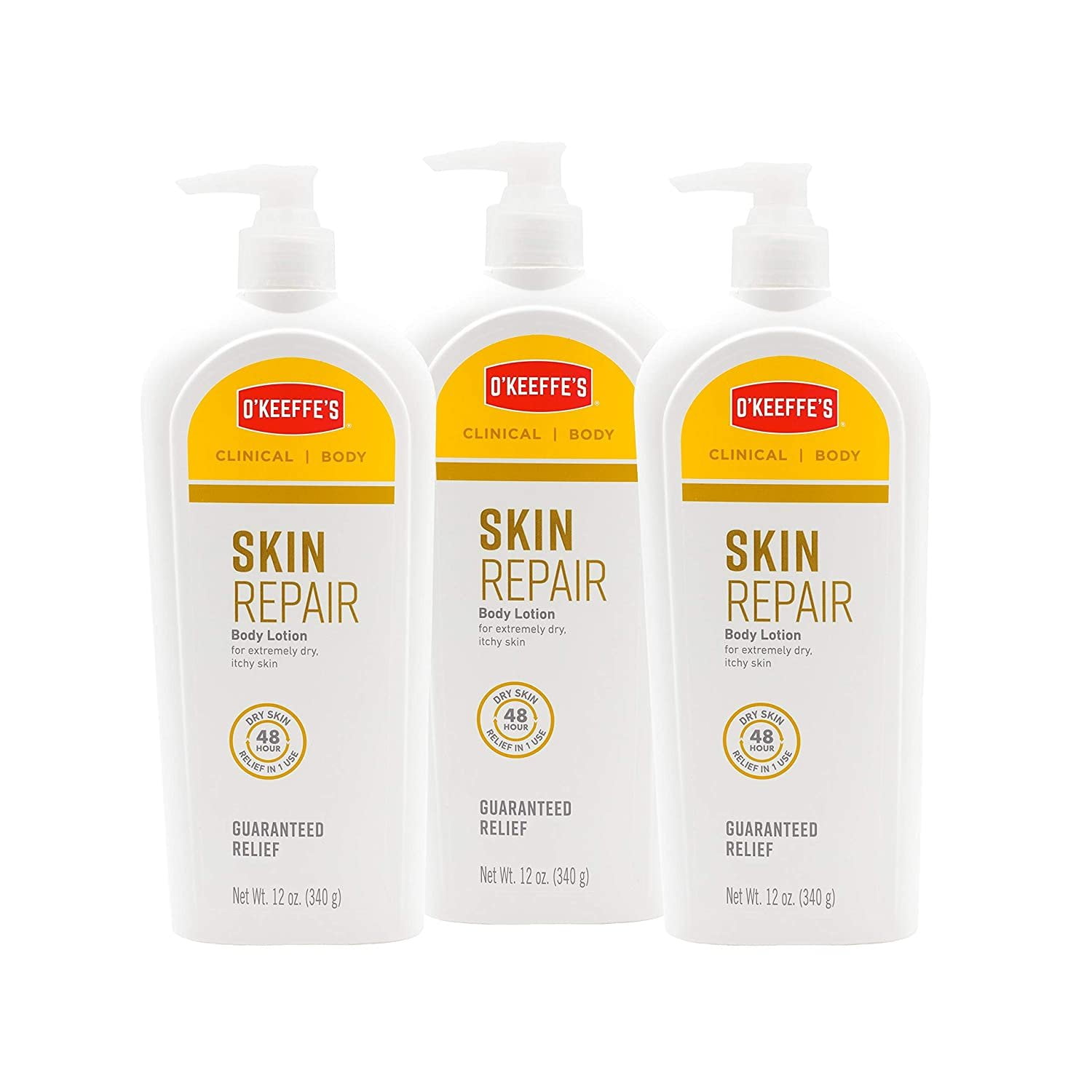 O'Keeffe's Skin Repair Body Lotion and Dry Skin Moisturizer, 12ounce