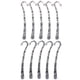 thumbnail image 5 of 10 Unidades de Plata Antigua Mermaid Bookmarks Book Mark Blanks Rebordear Tallado Gancho Marcadores de Metal para DIY Artesanía Baoblaze Marcadores metálicos, 5 of 8