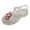 Z05-White, variant on Zshosam Jelly Shoes for Girls Princess Mary Jane Jelly Shoes, Ballet Flats Cosplay Birthday Party Dress Up Sandals for Little Girls, Toddler or Kids Size 12,(Orange Little Kids 12)