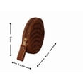 thumbnail image 2 of Monedero en forma de PAN DE CONCHA, Diseño de Comida, Redondo, Color Café, Moda Kawaii, Novedoso y Encantador. (Accesorios para Mujer)., 2 of 5