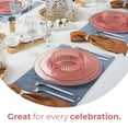 thumbnail image 6 of Exquisite Dinner Plates, Crystal Rose Quartz Design, 80-Piece Set, 11 & 9 Inch, 6 of 6
