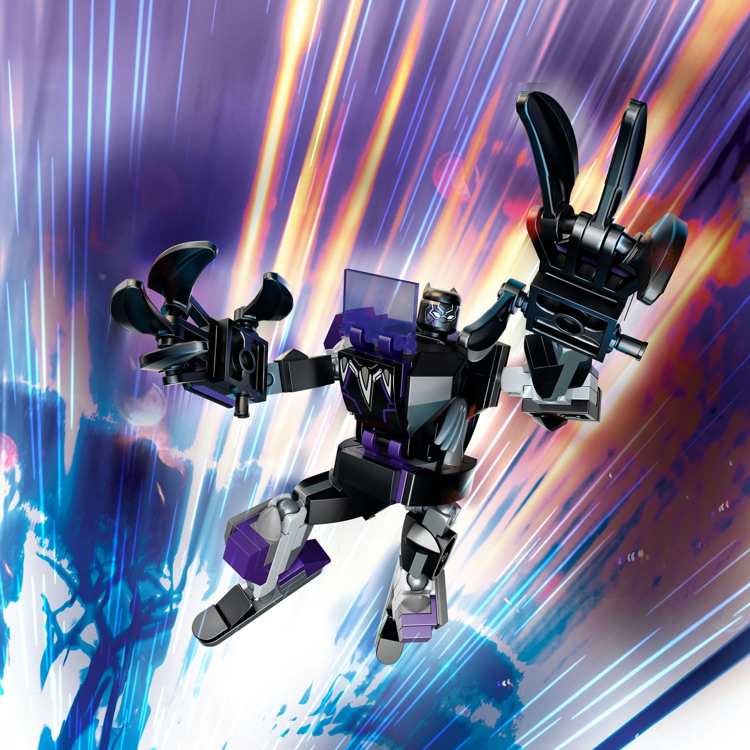 LEGO Marvel Black Panther Mech Armor 76204 Building Kit; Collectible Mech and Minifigure for Super-Hero Kids Aged 7+ (124 Pieces)