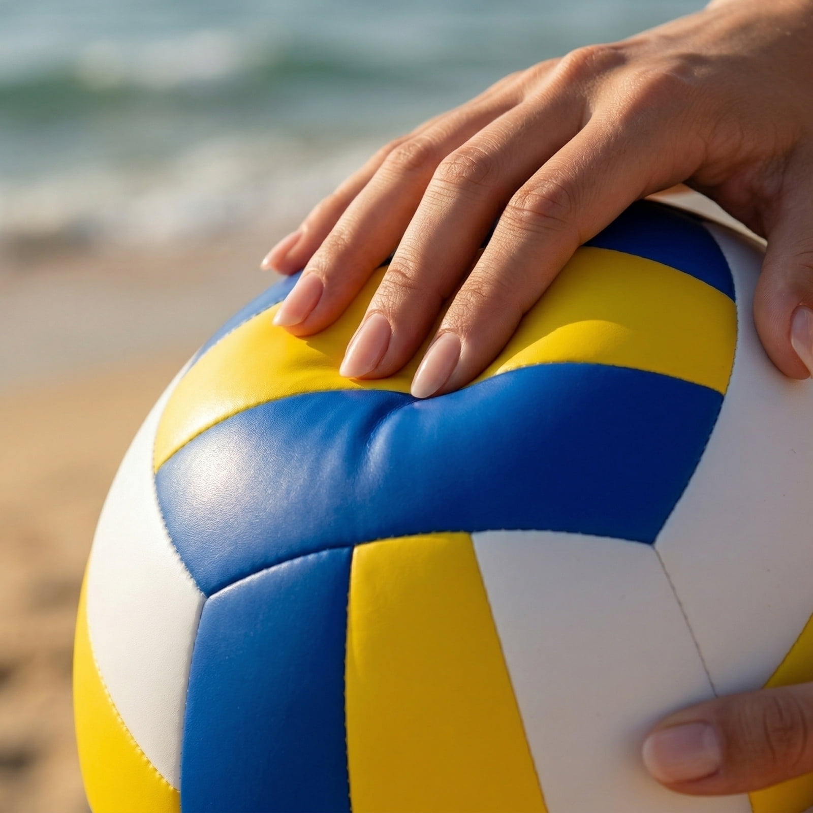 Soccer Ball, 24inch Inflatable Beach Volleyball Outdoor Toy with Classic Black White Design for Beach Games, Backyard Play, Pool Parties - Perfect for Kids Adults for Outdoor Recreation, Sports Train