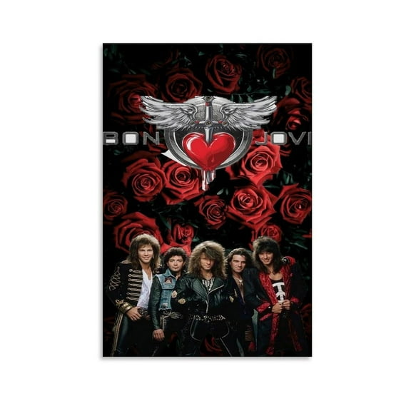 BON JOVI Canvas Poster Bedroom Decor Office Decor Gifts
