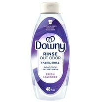 Downy Fabric Rinse Laundry Odor Remover and Softener, Fresh Lavender Scent, 48 fl oz