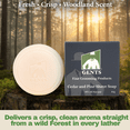 thumbnail image 2 of GENTS 97% All Natural Men's Cedar and Pine Shave Soap Creates a Rich Lather, 2 of 14