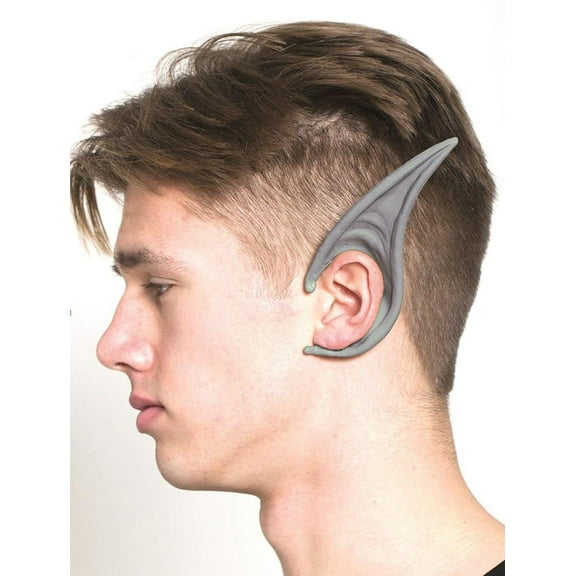 Cosplay Flexi Ears Costume Accessory Long Demon Grey