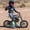 Red Black, variant on Demete 49cc 2-Stroke Kids Dirt Bike, Gas Power Motocross, Off Road Mini Motorcycle, Children Pocket Motorbike with Front Rear Disc Brakes, Pull Start