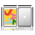thumbnail image 2 of Allytech Case for New iPad 10.2 2020/2019, Anti-Scratch Transparent Hard PC Back and Shock Absorption Flexible TPU Soft Edge Bumper Slim Protective iPad 10.2 Cases for iPad 8th/7th Generation, Red, 2 of 8