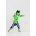 thumbnail image 2 of Marvel Avengers Hulk Newborn Baby Boys Zip Up Cosplay Coverall, 2 of 5