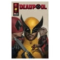 thumbnail image 2 of Women's Marvel: Deadpool & Wolverine Kissing Poster Graphic T-Shirt, 2 of 4