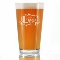 Bevvee Pint Glass 16 oz Used To Work With Legends Gifts for Coworkers Beer Glasses