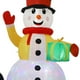 thumbnail image 3 of Juguete de Papá Noel de dibujos animados Adornos inflables de modelo gigante de dibujos animados, regalos de Navidad y Año Nuevo (muñeco de nieve de 1,8 m EE. UU.), 3 of 7