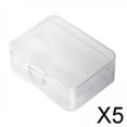thumbnail image 1 of Runquan 5X PP Plastic Battery Storage Box Waterproof Compact for 16340 18500 Outdoor 5 Pcs, 1 of 3