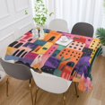 thumbnail image 2 of Yayeee Tablecloths for Rectangular Tables 54 x 54 inch Party Table Cover, Art Buildings, 2 of 6