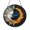 Acrylic 3.5 Inch, variant on Stained Glass Style Day and Night Sky Window Hanging – Artistic Decor