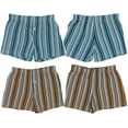 thumbnail image 5 of ToBeInStyle Boy's Pack of 6 Cotton Striped Boxer Shorts - Medium, 5 of 10
