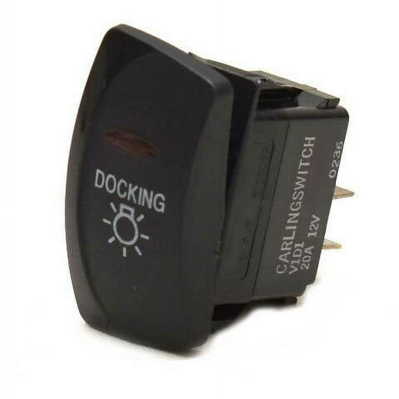 Carling Contura IV On/Off Boat Rocker Switch | Docking Lights 3 Spade