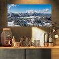 thumbnail image 1 of Austrian Alps Winter Panorama - Landscape Canvas Art Print, 1 of 3