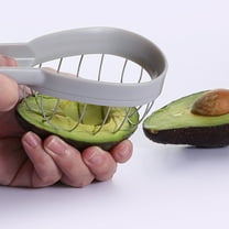 JLFNYA 3 Piece Set Avocado Slicer, Knife, Peeler, Pitter, Cuber, Dicer, Keeper For Everything That You Will Ever Need For Your Avocados