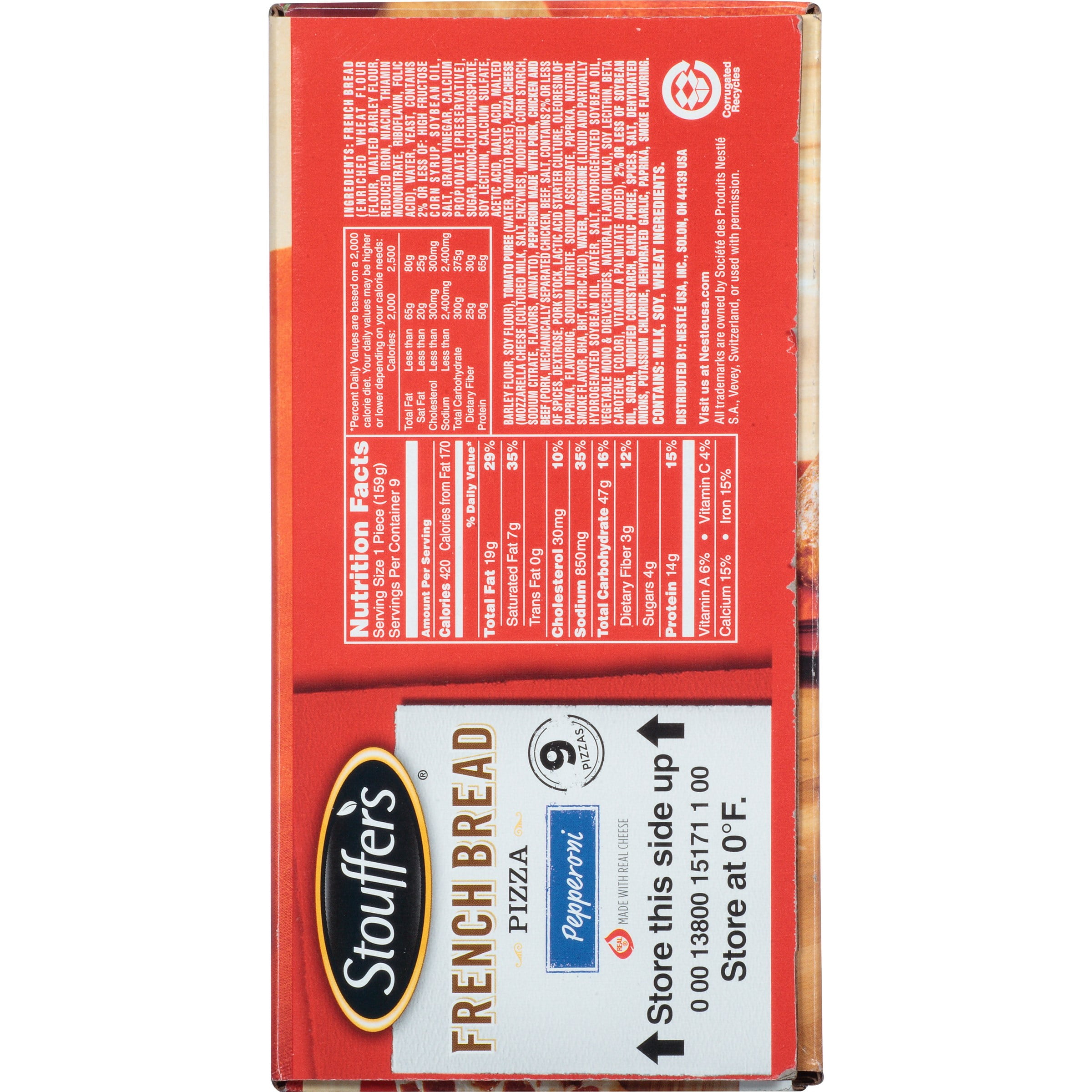 how to cook stouffer's french bread pizza in microwave only